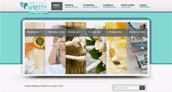 Desktop Screenshot of preciousandpretty.com